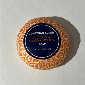 Jonathan Adler Citrus & Sandalwood Soap 1 oz round bar travel size